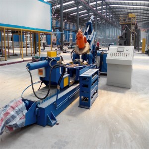 Automatic CNG Cylinder Neck Coding/Marking Machine, Seamless Oxygen Cylinders Embossing Machine
