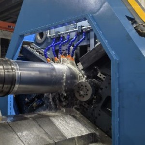 High Speed Automatic Aluminum Tube End Spinning Machine for seamless cylinder