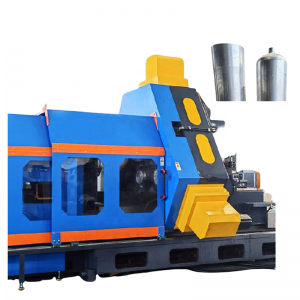 High Speed Automatic Aluminum Tube End Spinning Machine for seamless cylinder