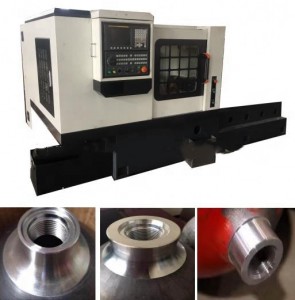 CNC Seamless Cylinder Thread Lathe machine