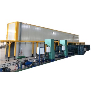 Roller conveyor sand blasting machine / shot blasting machine for LPG production