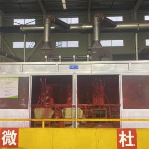 China Environment Protection Painting Robot Powder Coating Spray Booth for Steel Drum
