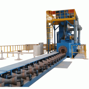 High Pressure Seamless/CNG cylinder Inner Sand Blasting Machine Outer Shot Blasting Machine~