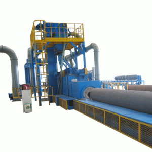High Pressure Seamless/CNG cylinder Inner Sand Blasting Machine Outer Shot Blasting Machine~