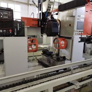 Fully Automatic Horizontal Air Receiver Tank cover automatic circumferential seam welding machine