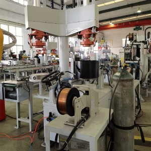 Fully Automatic Horizontal Air Receiver Tank cover automatic circumferential seam welding machine
