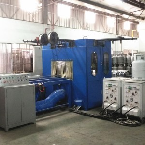 LPG Gas Cylinder Zinc Metalizing Coating Machine